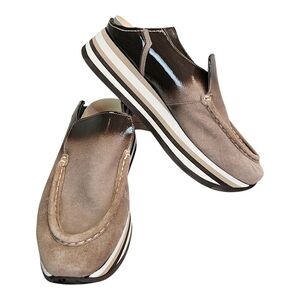 Softwaves Platform Comfort Mules Women’s Slip-On Suede Patent Leather Shoes 41